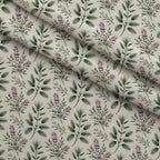 Rosemary Wreaths Pattern 25 Fleece Fabric — fleece fabric folded close-up preview (mv-fleece-v1:lying)