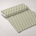 Rosemary Wreaths Pattern 27 Fleece Fabric — fleece fabric unrolled bolt preview (mv-fleece-v1:bolt)