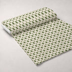 Rosemary Wreaths Pattern 28 Fleece Fabric — fleece fabric unrolled bolt preview (mv-fleece-v1:bolt)