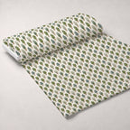 Rosemary Wreaths Pattern 34 Fleece Fabric — fleece fabric unrolled bolt preview (mv-fleece-v1:bolt)