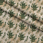 Rosemary Wreaths Pattern 36 Fleece Fabric — fleece fabric folded close-up preview (mv-fleece-v1:lying)