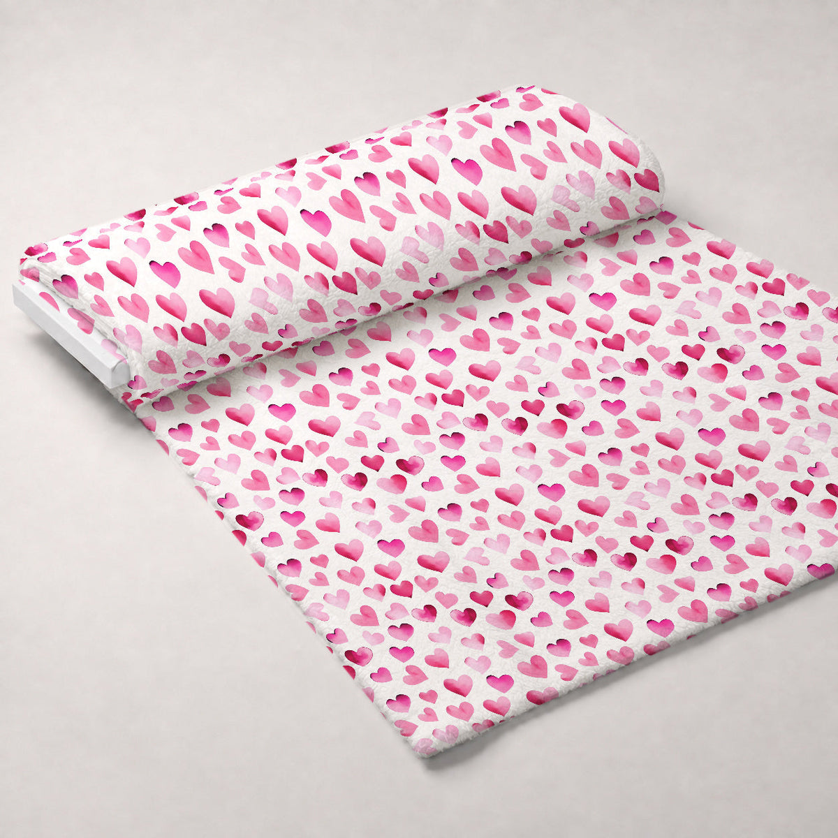 Rosewater Romance Pattern 1 Fleece Fabric — fleece fabric unrolled bolt preview (mv-fleece-v1:bolt)