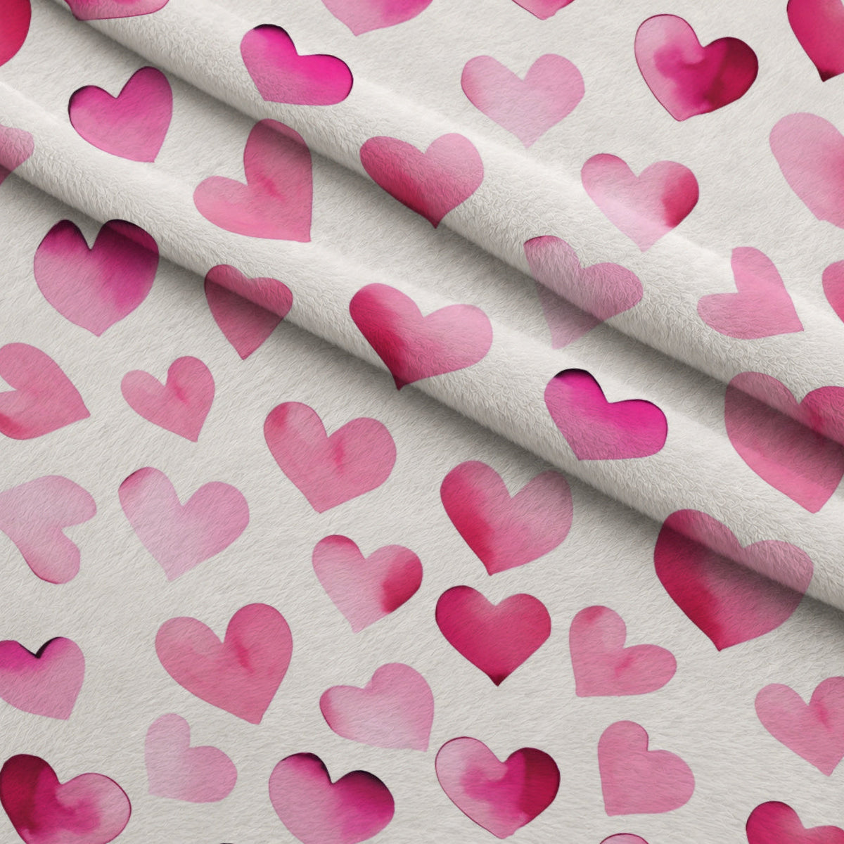 Rosewater Romance Pattern 1 Fleece Fabric — fleece fabric folded close-up preview (mv-fleece-v1:lying)