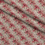 Rosewood Tartan Pattern 1 Fleece Fabric — fleece fabric folded close-up preview (mv-fleece-v1:lying)