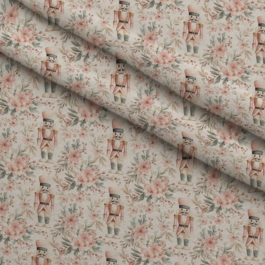 Rosewood Tartan Pattern 10 Fleece Fabric — fleece fabric folded close-up preview (mv-fleece-v1:lying)