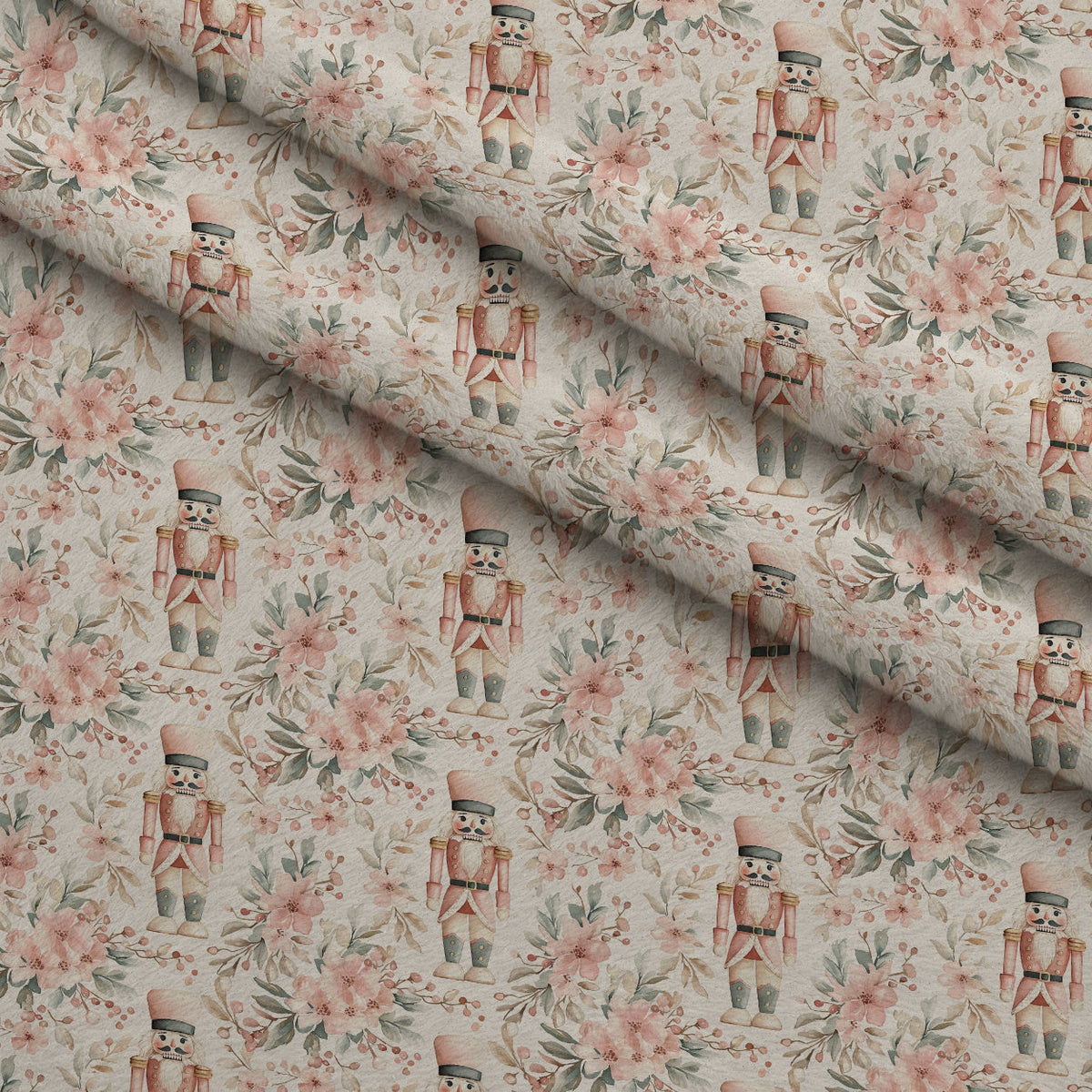 Rosewood Tartan Pattern 10 Fleece Fabric — fleece fabric folded close-up preview (mv-fleece-v1:lying)