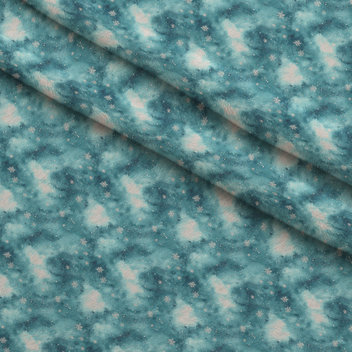 Rosewood Tartan Pattern 14 Fleece Fabric — fleece fabric folded close-up preview (mv-fleece-v1:lying)