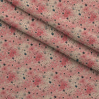 Rosewood Tartan Pattern 3 Fleece Fabric — fleece fabric folded close-up preview (mv-fleece-v1:lying)