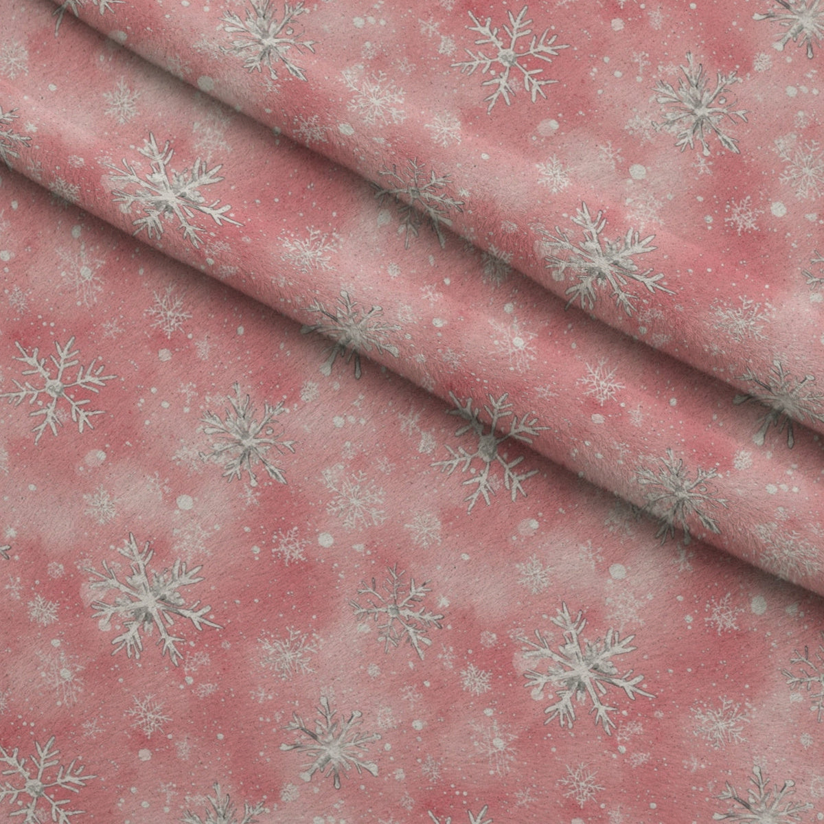 Rosewood Tartan Pattern 4 Fleece Fabric — fleece fabric folded close-up preview (mv-fleece-v1:lying)