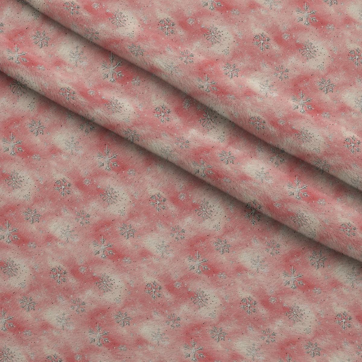 Rosewood Tartan Pattern 5 Fleece Fabric — fleece fabric folded close-up preview (mv-fleece-v1:lying)