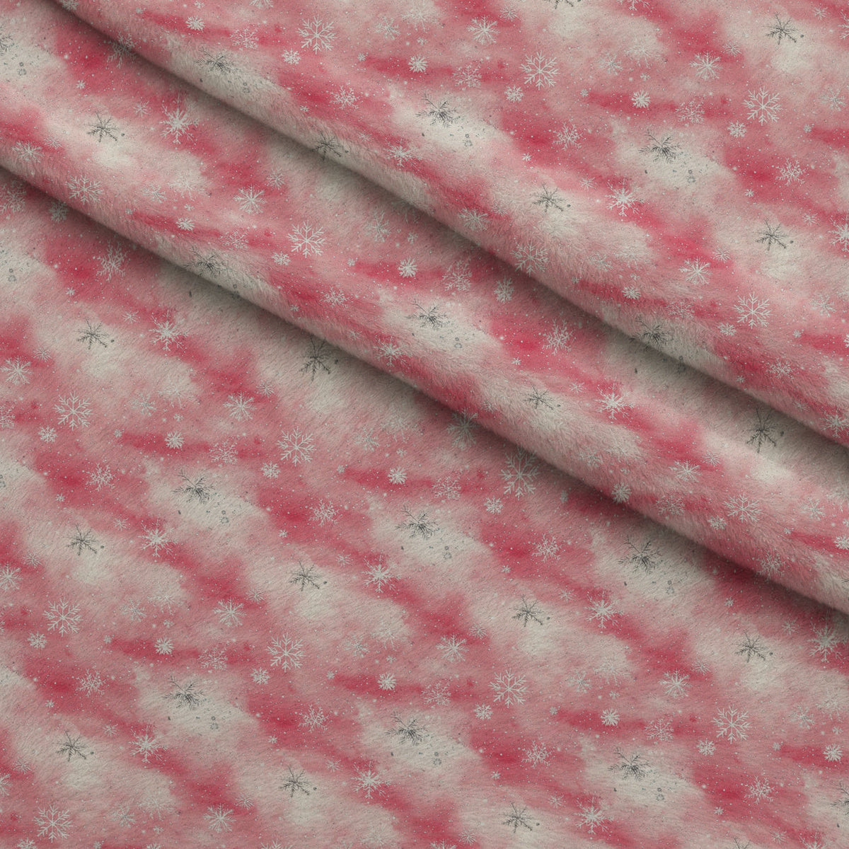 Rosewood Tartan Pattern 6 Fleece Fabric — fleece fabric folded close-up preview (mv-fleece-v1:lying)