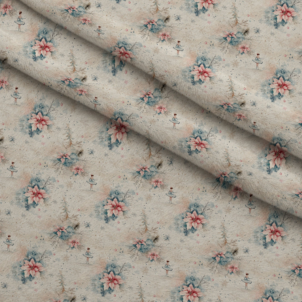Rosewood Tartan Pattern 7 Fleece Fabric — fleece fabric folded close-up preview (mv-fleece-v1:lying)