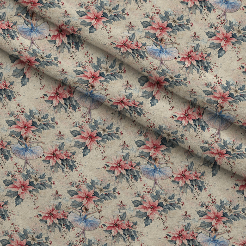 Rosewood Tartan Pattern 8 Fleece Fabric — fleece fabric folded close-up preview (mv-fleece-v1:lying)