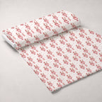 Rosy Balloon Cubs Pattern 5 Fleece Fabric — fleece fabric unrolled bolt preview (mv-fleece-v1:bolt)