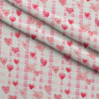 Rosy Balloon Cubs Pattern 7 Fleece Fabric — fleece fabric folded close-up preview (mv-fleece-v1:lying)