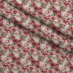 Rosy Noel Pattern 1 Fleece Fabric — fleece fabric folded close-up preview (mv-fleece-v1:lying)