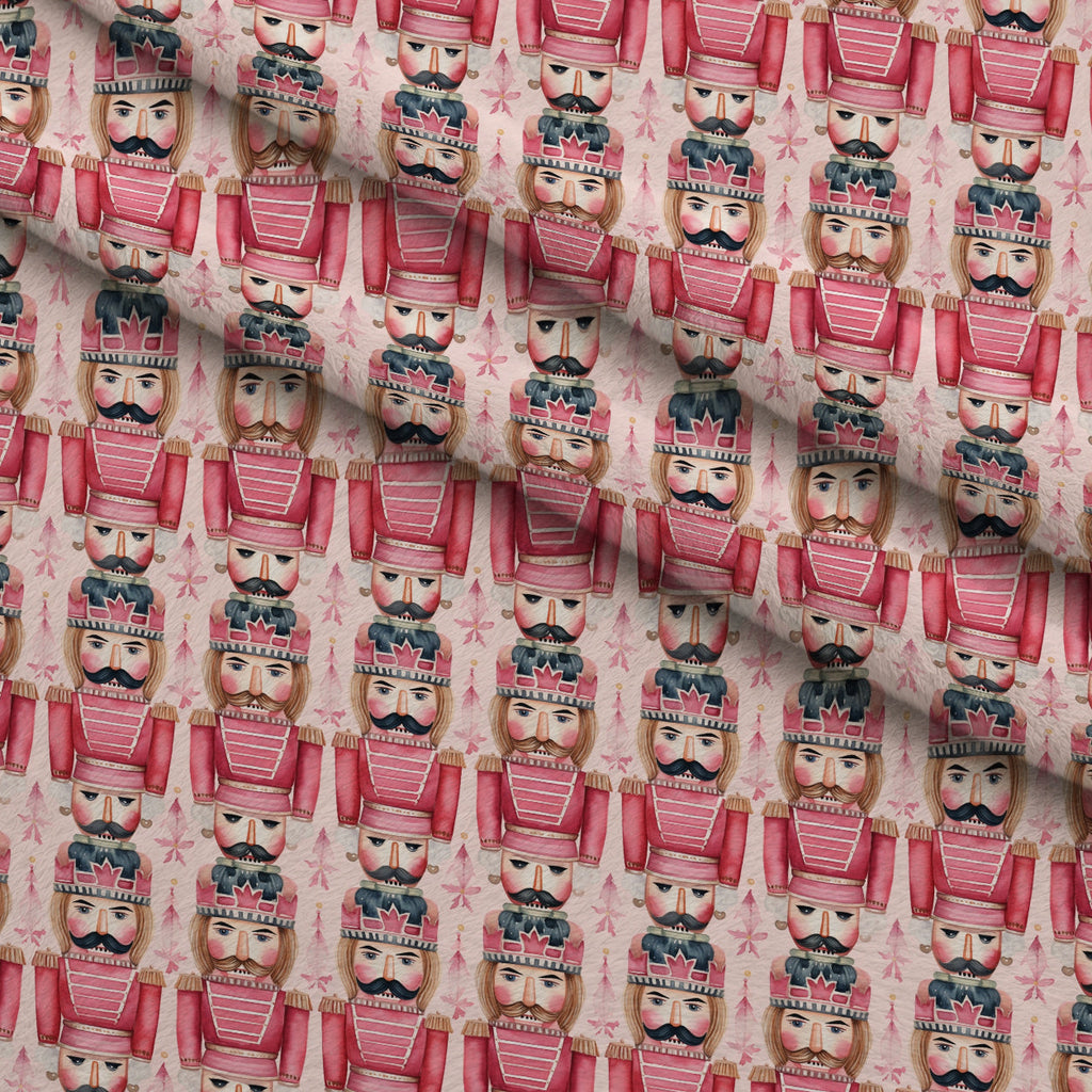 Rosy Noel Pattern 11 Fleece Fabric — fleece fabric folded close-up preview (mv-fleece-v1:lying)