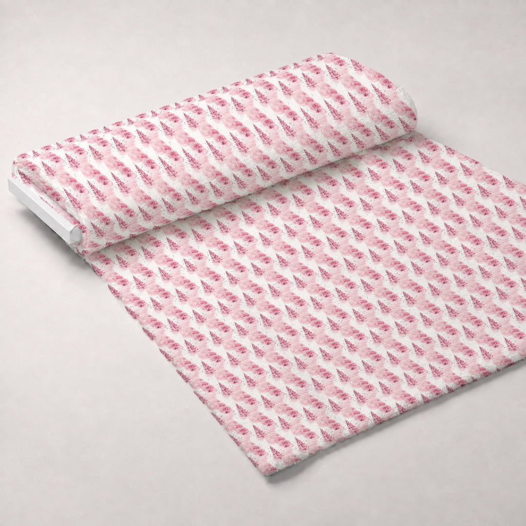 Rosy Noel Pattern 2 Fleece Fabric — fleece fabric unrolled bolt preview (mv-fleece-v1:bolt)