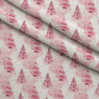 Rosy Noel Pattern 2 Fleece Fabric — fleece fabric folded close-up preview (mv-fleece-v1:lying)
