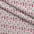 Rosy Noel Pattern 3 Fleece Fabric — fleece fabric folded close-up preview (mv-fleece-v1:lying)