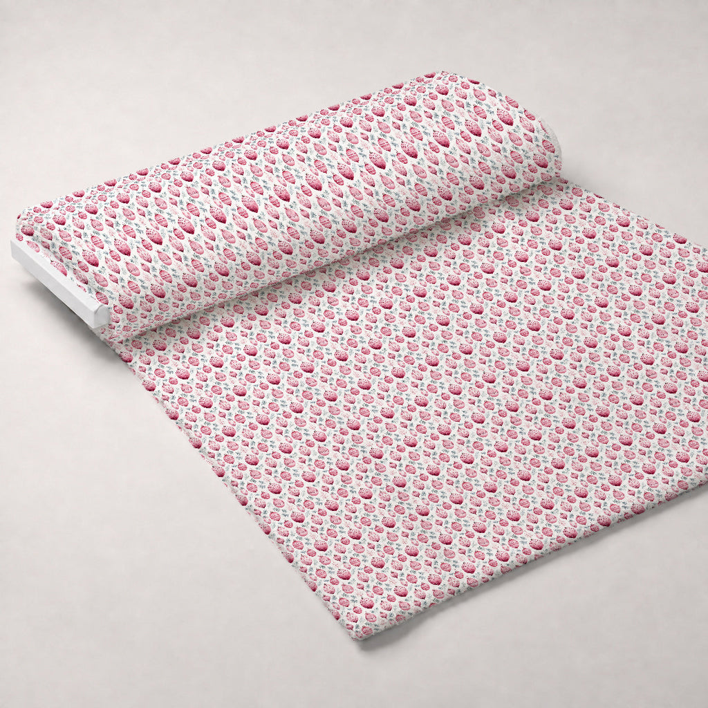 Rosy Noel Pattern 9 Fleece Fabric — fleece fabric unrolled bolt preview (mv-fleece-v1:bolt)
