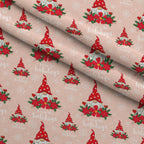 Rosy Yuletide Pattern 10 Fleece Fabric — fleece fabric folded close-up preview (mv-fleece-v1:lying)