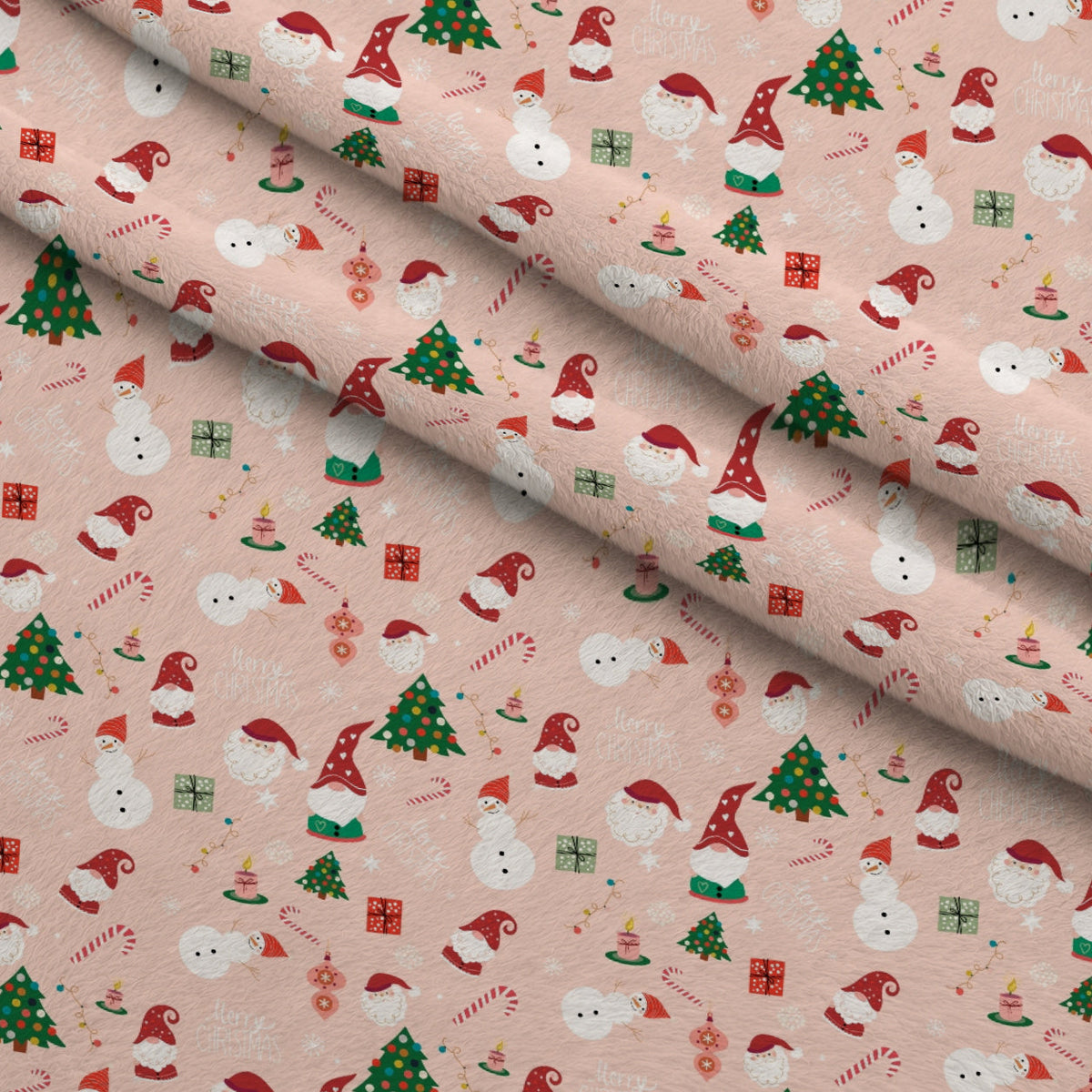 Rosy Yuletide Pattern 12 Fleece Fabric — fleece fabric folded close-up preview (mv-fleece-v1:lying)