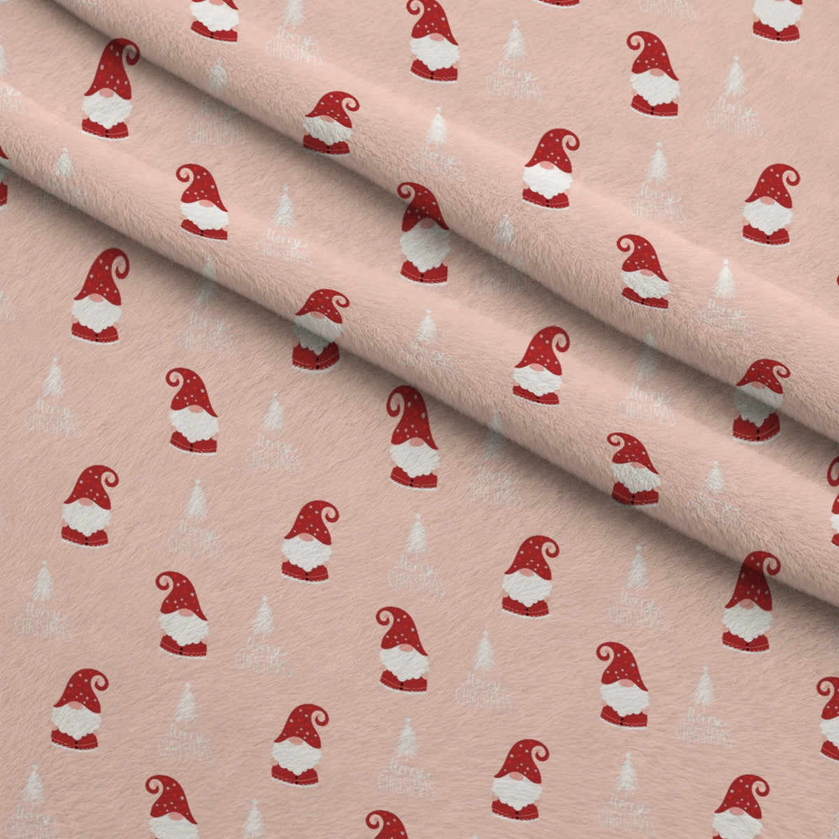 Rosy Yuletide Pattern 15 Fleece Fabric — fleece fabric folded close-up preview (mv-fleece-v1:lying)