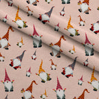 Rosy Yuletide Pattern 6 Fleece Fabric — fleece fabric folded close-up preview (mv-fleece-v1:lying)