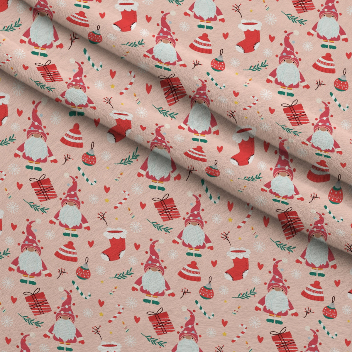 Rosy Yuletide Pattern 8 Fleece Fabric — fleece fabric folded close-up preview (mv-fleece-v1:lying)