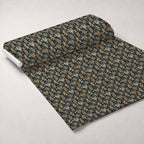 Royal Crest Pattern 7 Fleece Fabric — fleece fabric unrolled bolt preview (mv-fleece-v1:bolt)