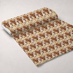 Royal Crest Pattern 8 Fleece Fabric — fleece fabric unrolled bolt preview (mv-fleece-v1:bolt)