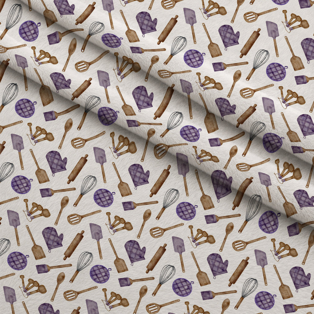 Rustic Bakehouse Pattern 2 Fleece Fabric — fleece fabric folded close-up preview (mv-fleece-v1:lying)