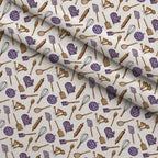 Rustic Bakehouse Pattern 2 Fleece Fabric — fleece fabric folded close-up preview (mv-fleece-v1:lying)