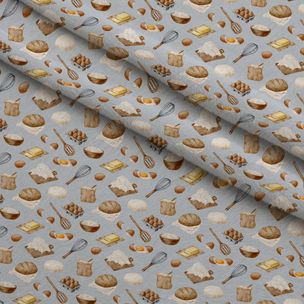 Rustic Bakehouse Pattern 3 Fleece Fabric — fleece fabric folded close-up preview (mv-fleece-v1:lying)