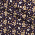 Rustic Bakehouse Pattern 4 Fleece Fabric — fleece fabric folded close-up preview (mv-fleece-v1:lying)
