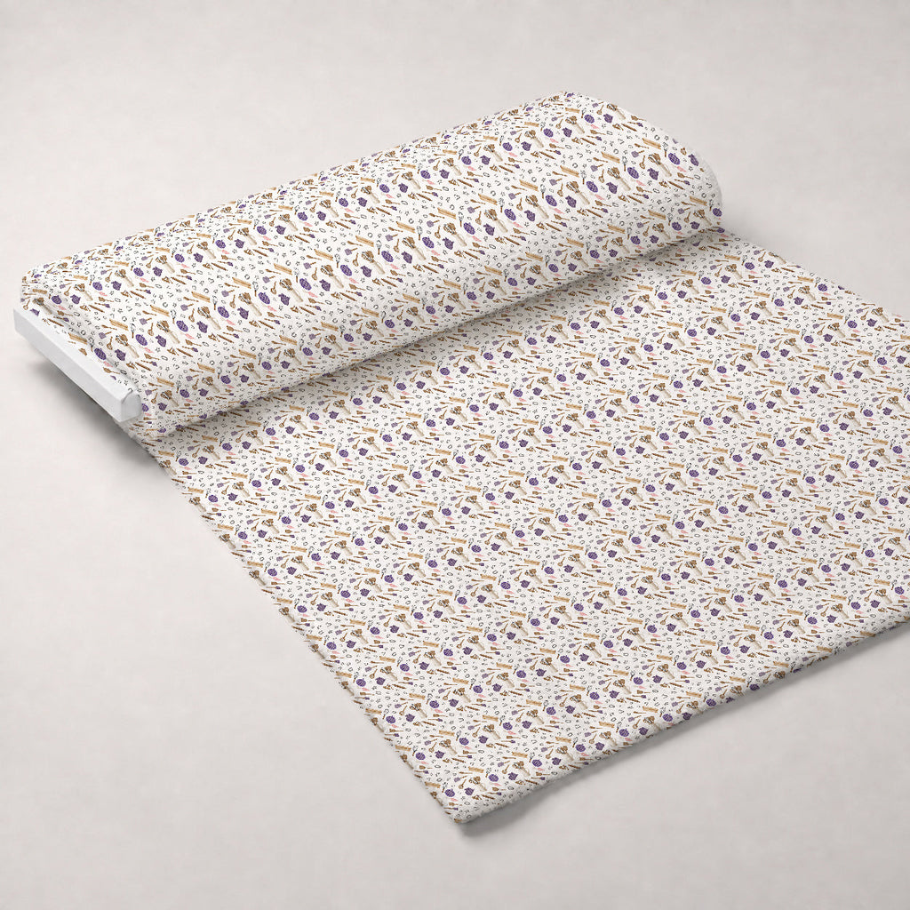 Rustic Bakehouse Pattern 8 Fleece Fabric — fleece fabric unrolled bolt preview (mv-fleece-v1:bolt)