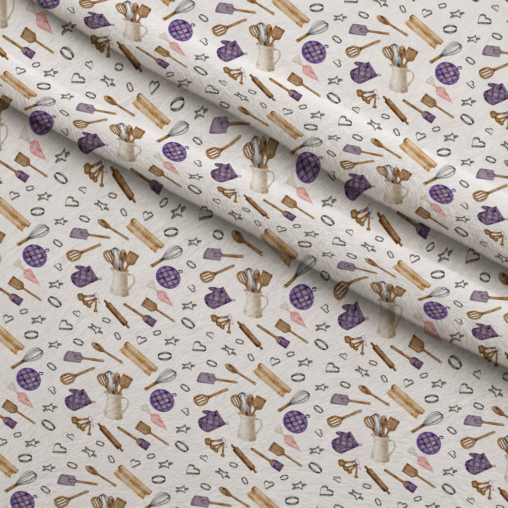 Rustic Bakehouse Pattern 8 Fleece Fabric — fleece fabric folded close-up preview (mv-fleece-v1:lying)