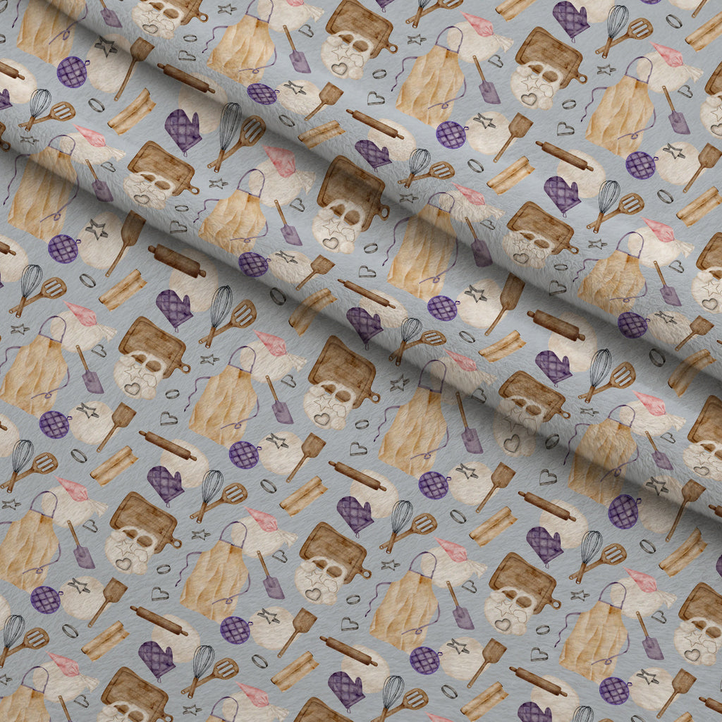 Rustic Bakehouse Pattern 9 Fleece Fabric — fleece fabric folded close-up preview (mv-fleece-v1:lying)