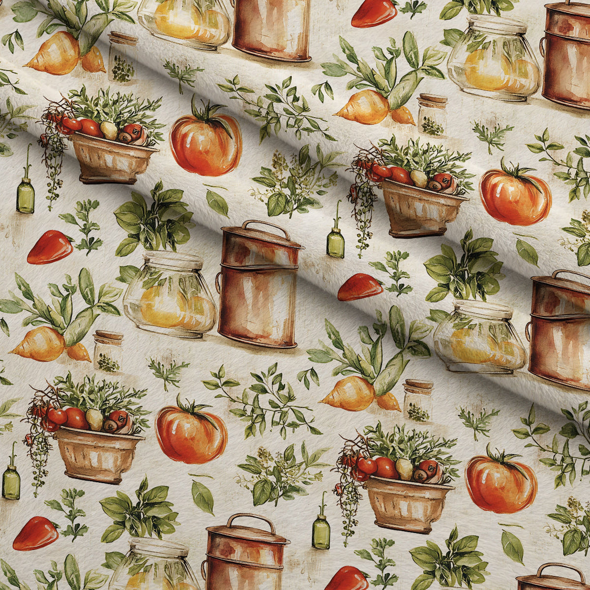 Rustic Pantry Pattern 12 Fleece Fabric — fleece fabric folded close-up preview (mv-fleece-v1:lying)