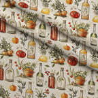 Rustic Pantry Pattern 6 Fleece Fabric — fleece fabric folded close-up preview (mv-fleece-v1:lying)