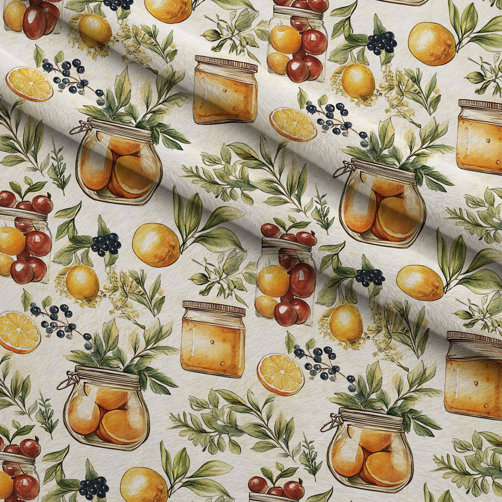 Rustic Pantry Pattern 7 Fleece Fabric — fleece fabric folded close-up preview (mv-fleece-v1:lying)