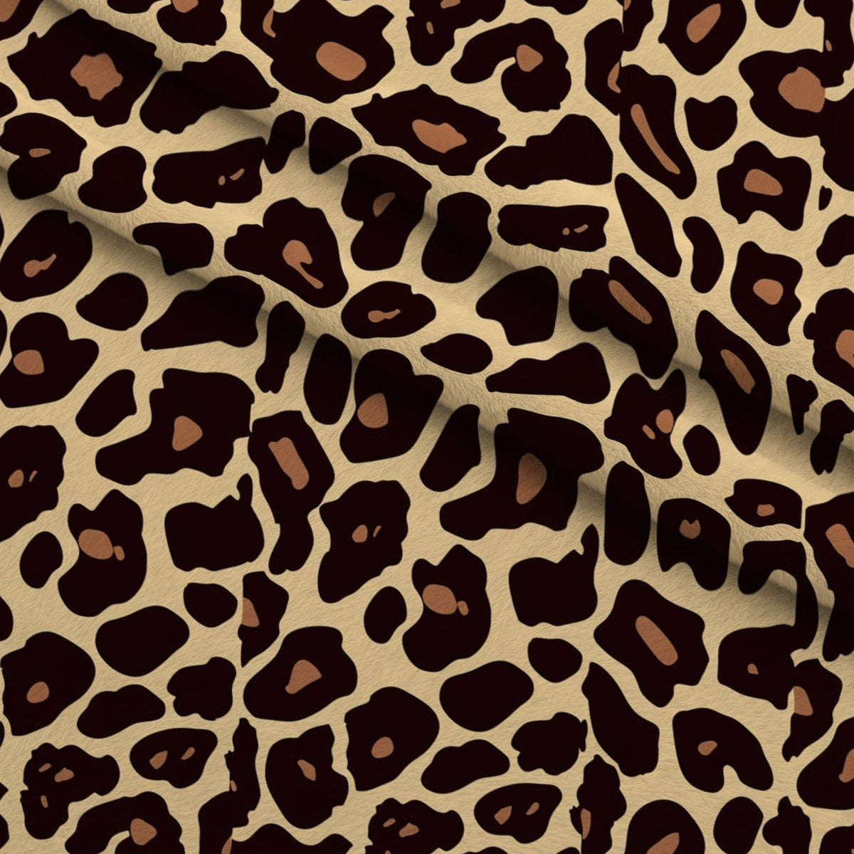 Safari Animal Skin Print 1 Fleece Fabric — fleece fabric folded close-up preview (mv-fleece-v1:lying)