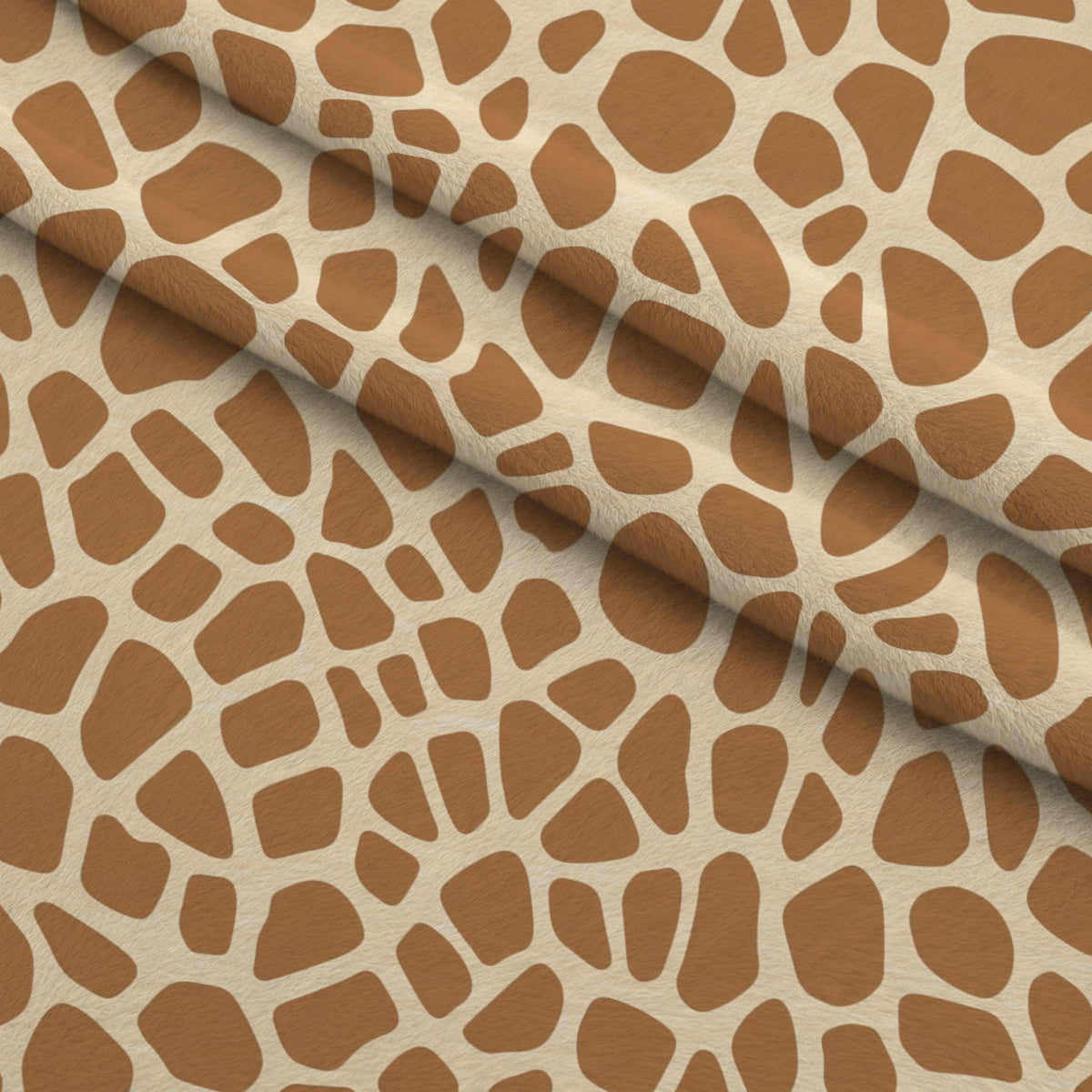 Safari Animal Skin Print 13 Fleece Fabric — fleece fabric folded close-up preview (mv-fleece-v1:lying)