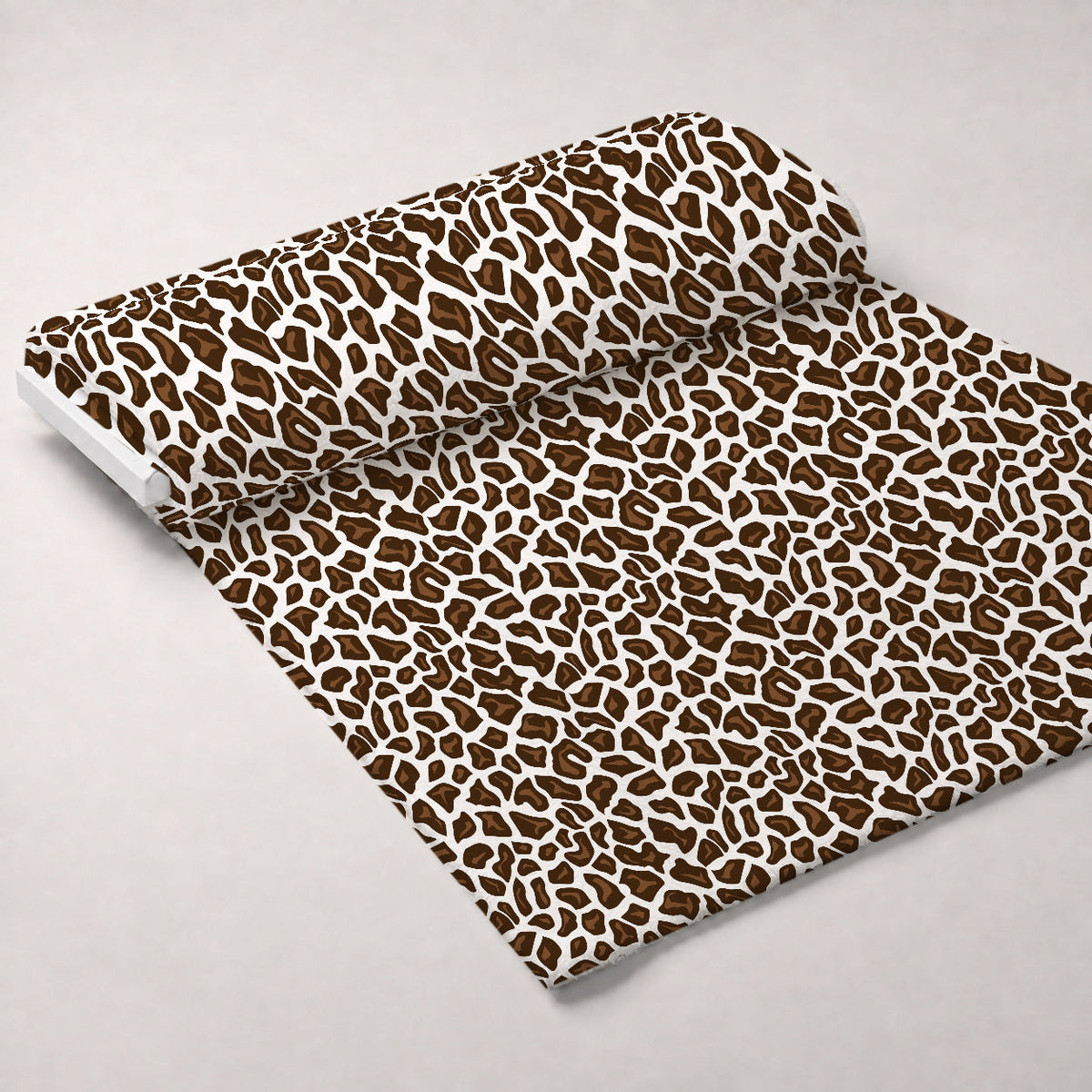 Safari Animal Skin Print 3 Fleece Fabric — fleece fabric unrolled bolt preview (mv-fleece-v1:bolt)