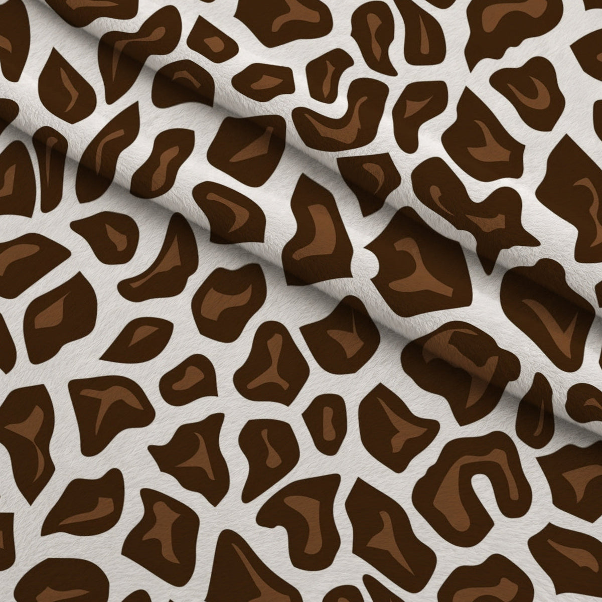 Safari Animal Skin Print 3 Fleece Fabric — fleece fabric folded close-up preview (mv-fleece-v1:lying)