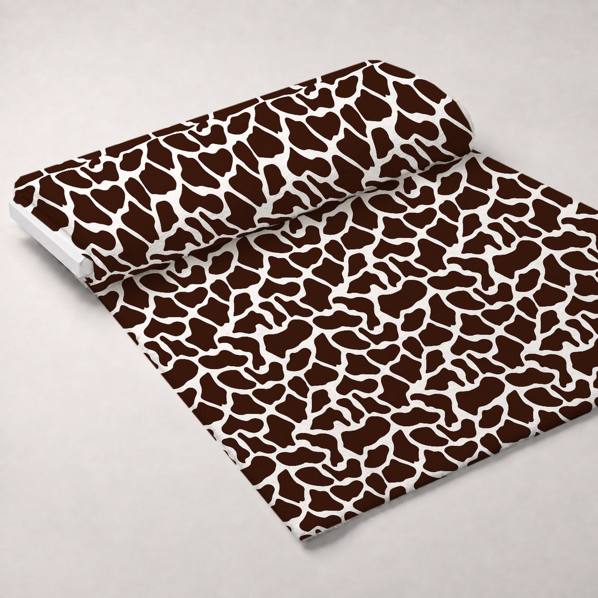 Safari Animal Skin Print 4 Fleece Fabric — fleece fabric unrolled bolt preview (mv-fleece-v1:bolt)