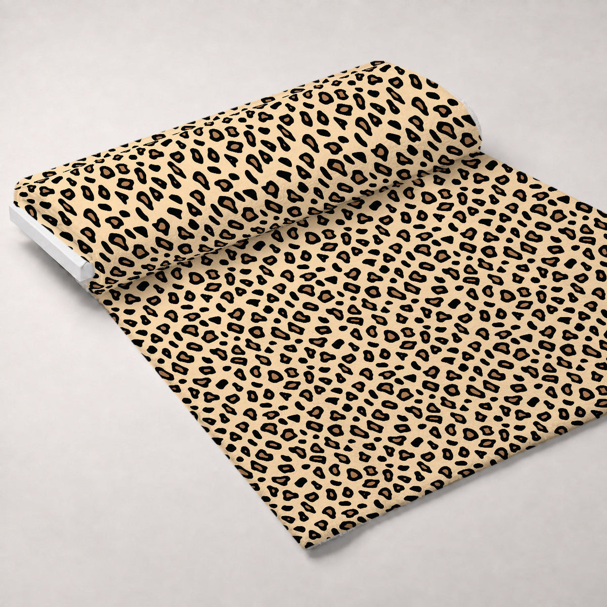 Safari Animal Skin Print 5 Fleece Fabric — fleece fabric unrolled bolt preview (mv-fleece-v1:bolt)