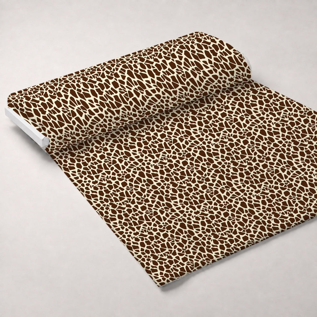 Safari Animal Skin Print 8 Fleece Fabric — fleece fabric unrolled bolt preview (mv-fleece-v1:bolt)