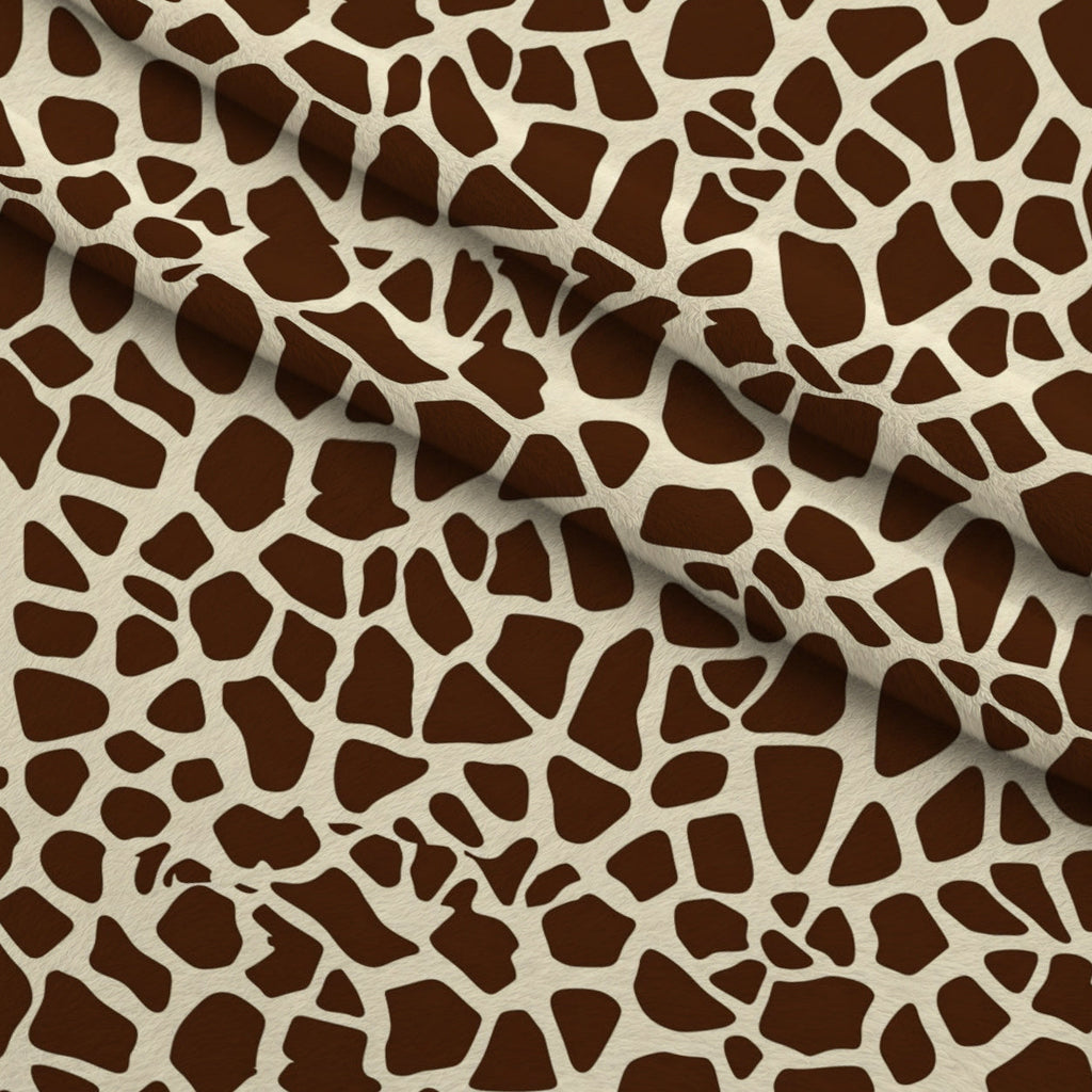 Safari Animal Skin Print 8 Fleece Fabric — fleece fabric folded close-up preview (mv-fleece-v1:lying)
